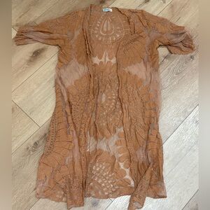 Boho Sheer Lace Kimono